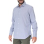 BROOKSFIELD-Ανδρικό πουκάμισο BROOKSFIELD  REGULAR FIT μπλε