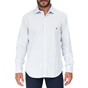BROOKSFIELD-Ανδρικό πουκάμισο BROOKSFIELD SLIM FIT λευκό μπλε