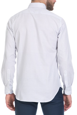BROOKSFIELD-Ανδρικό μακρυμάνικο πουκάμισο Brooksfield λευκό