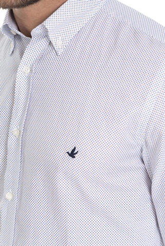 BROOKSFIELD-Ανδρικό μακρυμάνικο πουκάμισο Brooksfield λευκό