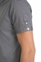 TED BAKER-Ανδρικό κοντομάνικο πουκάμισο TED BAKER μαύρο μοτίβο