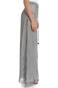 GUESS-Γυναικεία ψηλόμεση παντελόνα CHERYL GUESS ριγέ ασπρόμαυρη
