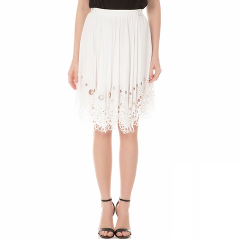 GUESS-Γυναικεία φούστα ELLY λευκή