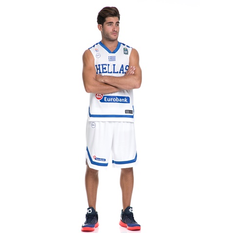 GSA-Ανδρική μπλούζα της Εθνικής Ελλάδος Basket GSA λευκή