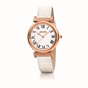 FOLLI FOLLIE-Γυναικείο ρολόι με δερμάτινο λουράκι FOLLI FOLLIE OBSESSION λευκό