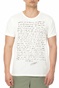 40-WEFT-Ανδρικό t-shirt  PERRYS 40-WEFT λευκό με τύπωμα