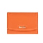 FOLLI FOLLIE-Γυναικείο μεσαίο αναδιπλούμενο πορτοφόλι Folli Follie πορτοκαλί