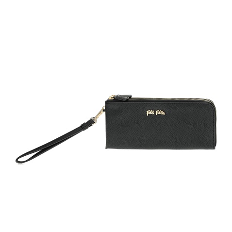 FOLLI FOLLIE-Γυναικείο πορτοφόλι με φερμουάρ Folli Follie μαύρο