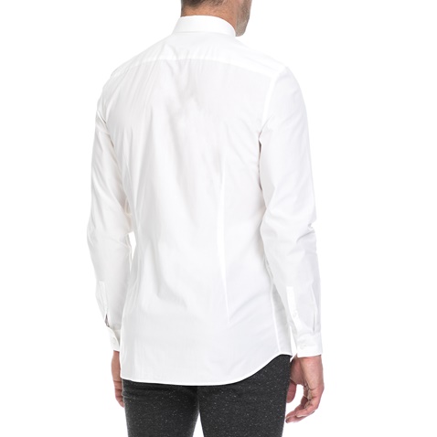 CALVIN KLEIN JEANS-Ανδρικό πουκάμισο WALKER BASIC λευκό