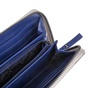 FOLLI FOLLIE-Γυναικείο πορτοφόλι FOLLI FOLLIE ασημί-μπλε 