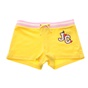 JUICY COUTURE KIDS-Παιδικό σορτς για κορίτσια JUICY COUTURE KIDS CHERRY GROVE MICROTERRY κίτρινο