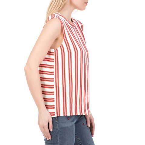 JUICY COUTURE-Γυναικείο τοπ BOLD STRIPE JUICY COUTURE εκρού