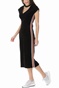JUICY COUTURE-Γυναικείο midi φόρεμα Juicy Couture μαύρο
