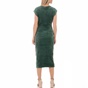 JUICY COUTURE-Γυναικείο μίντι φόρεμα JUICY COUTURE πράσινο