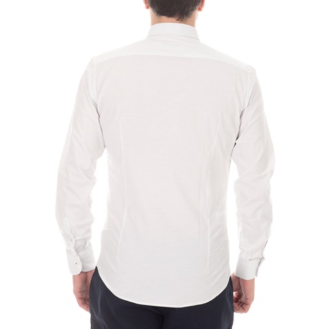 SORBINO-Ανδρικό μακρυμάνικο πουκάμισο SORBINO λευκό