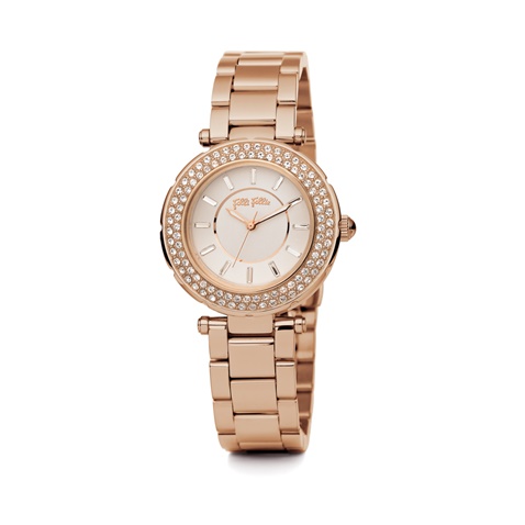 FOLLI FOLLIE-Γυναικείο ρολόι FOLLI FOLLIE ροζ χρυσό