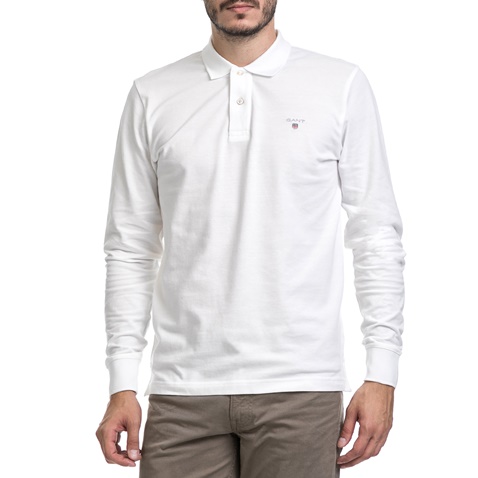 GANT-Ανδρική μπλούζα GANT λευκή     