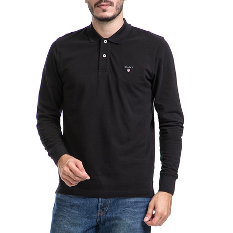 GANT-Ανδρική μπλούζα GANT μαύρη      