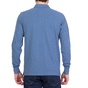 GANT-Ανδρική μακρυμάνικη πόλο μπλούζα GANT μπλε