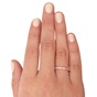 JEWELTUDE-Ασημένιο ρόζ επιχρυσωμένο δαχτυλίδι Μισόβερο