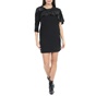 ANNARITA-Γυναικείο mini φόρεμα ANNARITA μαύρο