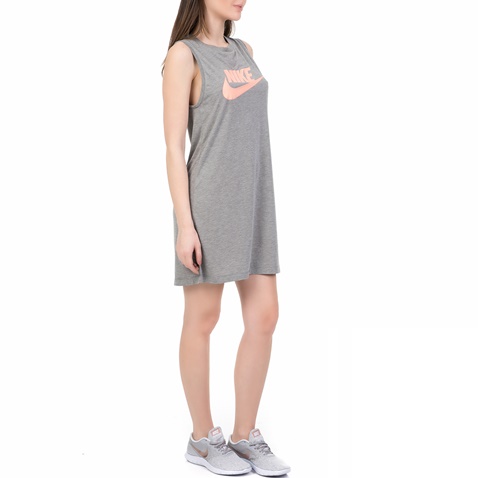 NIKE-Γυναικείο αμάνικο φόρεμα Nike Sportswear γκρι