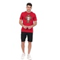 NIKE-Ανδρικό t-shirt Nike FPF EVERGREEN CREST κόκκινο