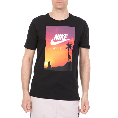 NIKE-Ανδρικό t-shirt Nike Sportswear μαύρο