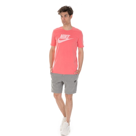 NIKE-Aνδρικό t-shirt NIKE Sportswear Tee Wash Pack 1 κοραλί
