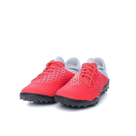 NIKE-Ανδρικά παπούτσια HYPERVENOM 3 ACADEMY TF κόκκινα-γκρι