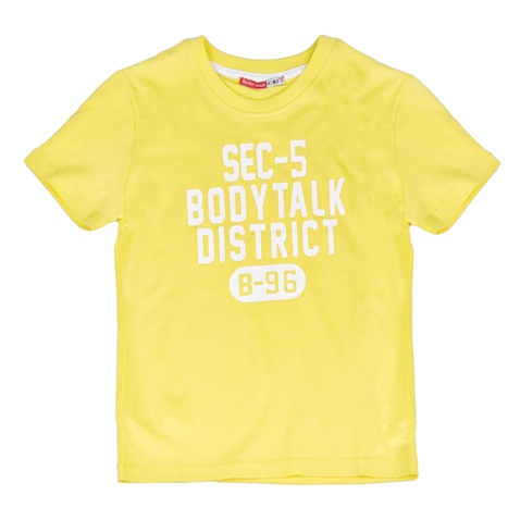 BODYTALK-Παιδικό t-shirt για αγόρια BODYTALK κίτρινο με τύπωμα