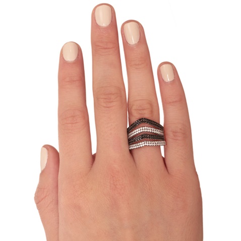 JEWELTUDE-Γυναικείο ασημένιο δαχτυλίδι JEWELTUDE 408 ρόζ επιχρυσωμένο