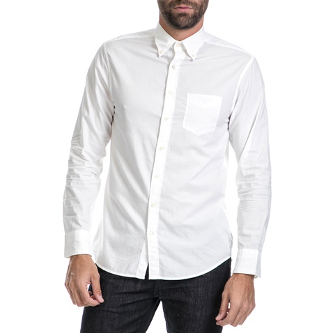 GANT-Ανδρικό πουκάμισο GANT λευκό          