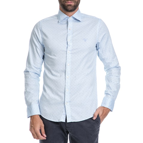 GANT-Ανδρικό πουκάμισο GANT μπλε        