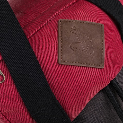 G.RIDE-Unisex τσάντα πλάτης ARTHUR G.RIDE καφέ-κόκκινη