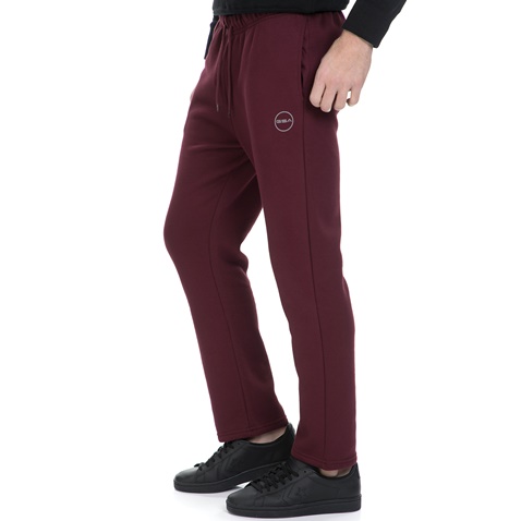 GSA-Ανδρικό παντελόνι φόρμας GSA μπορντό 