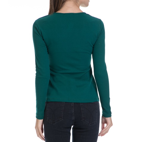 MYMOO-Γυναικεία μπλούζα TOP RIB ΜΥΜΟΟ πράσινη 