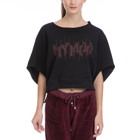MYMOO-Γυναικεία μπλούζα ΜΥΜΟΟ μαύρη 