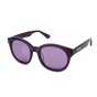 FOLLI FOLLIE-Γυναικεία στρογγυλά γυαλιά ηλίου Folli Follie ημιδιάφανα μοβ