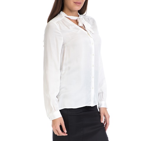 TOMMY HILFIGER-Γυναικείο πουκάμισο CONSTANCE TOMMY HILFIGER λευκό 