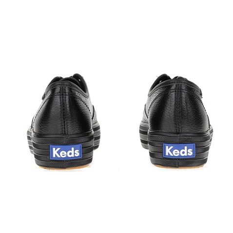 KEDS-Γυναικεία παπούτσια TRIPLE TUMBLED LEATHER BESTIES KEDS μαύρα 