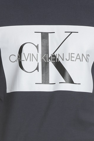 CALVIN KLEIN JEANS-Ανδρική κοντομάνικη μπλούζα CALVIN KLEIN JEANS MONOGRAM BOX LOGO μπλε