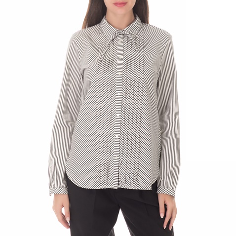 SCOTCH & SODA-Γυναικείο πουκάμισο SCOTCH & SODA Feminine stripe ασπρόμαυρο