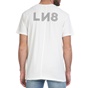 LEVI'S-Ανδρικό T-shirt L8 LONG LINE SS TEE LEVI'S λευκό 