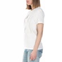 REPLAY-Γυναικεία κοντομάνικη μπλούζα Replay λευκή