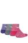 NIKE-Παιδικές κάλτσες EVRY CUSH QTR ροζ-μωβ-γκρι