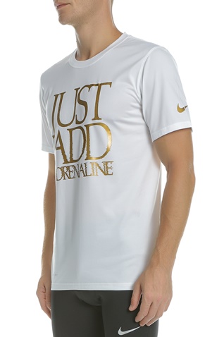 NIKE-Ανδρική κοντομάνικη μπλούζα NIKE DRY TEE LGD ADRENALINE λευκή