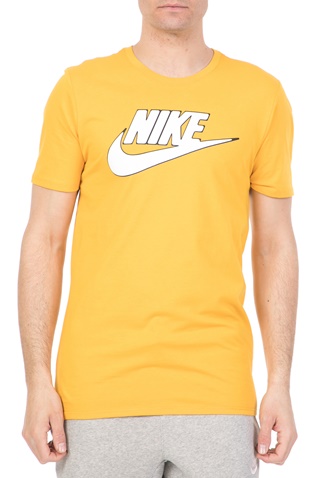 NIKE-Ανδρική κοντομάνικη μπλούζα NSW TEE TABLE HBR 2 κίτρινη