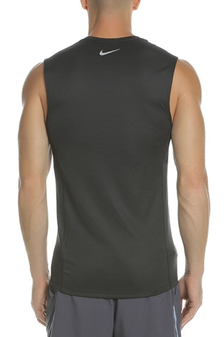 NIKE-Ανδρική αμάνικη μπλούζα NIKE MILER TOP TECH μαύρη