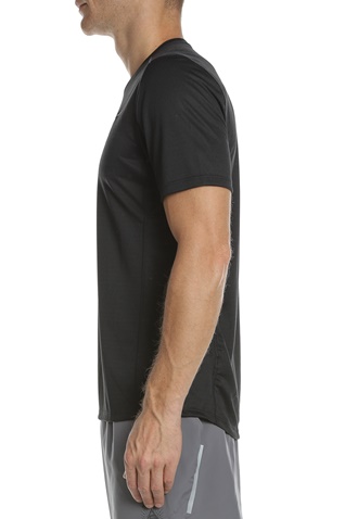 NIKE-Ανδρική κοντομάνικη μπλούζα NIKE MILER TECH TOP SS μαύρη